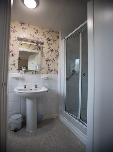 Standard Double Room | Bathroom | Shower, hair dryer, towels