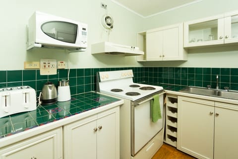 Exclusive Apartment, 1 Bedroom, City View, Executive Level | Private kitchen | Full-size fridge, microwave, oven, stovetop