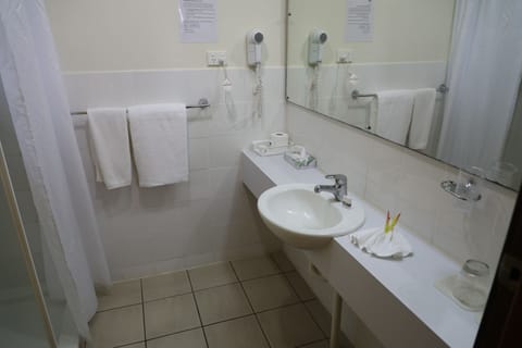 Room, 1 Bedroom | Bathroom | Shower, rainfall showerhead, free toiletries, hair dryer