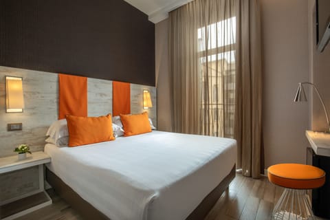 Basic Double Room | Premium bedding, in-room safe, desk, blackout drapes