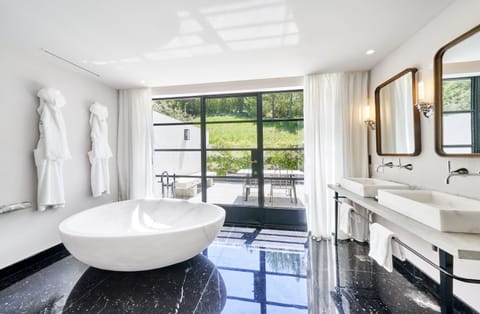 Suite, 2 Bedrooms (Pool Villa Suite) | Bathroom | Separate tub and shower, hair dryer, bathrobes, slippers