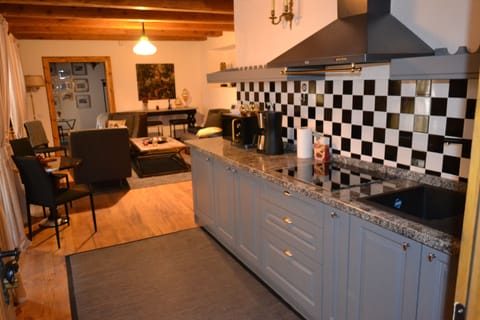 Apartment, 1 Bedroom | Private kitchenette | Fridge, microwave, oven, stovetop