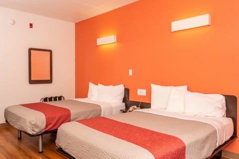 Deluxe Room, 2 Double Beds, Non Smoking, Refrigerator & Microwave | Desk, laptop workspace, rollaway beds, free WiFi