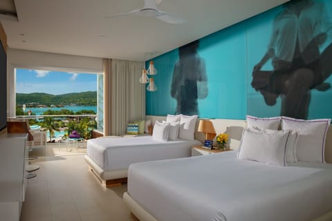 Allure Junior Suite Double Tropical View | Premium bedding, free minibar, in-room safe, individually decorated