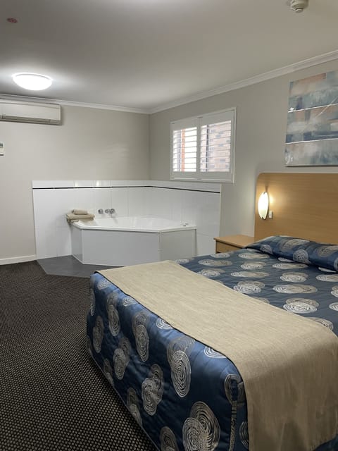 Deluxe Queen Spa Room  | Desk, iron/ironing board, free WiFi, bed sheets