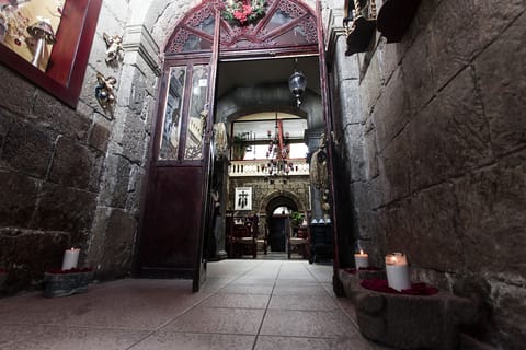 Interior entrance