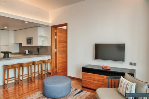 Apartment, 2 Bedrooms | Living area | 42-inch flat-screen TV with cable channels, TV