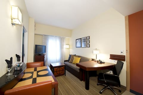 Suite, 1 Bedroom, Non Smoking | In-room safe, desk, blackout drapes, iron/ironing board