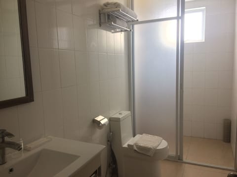 Executive Room | Bathroom | Shower, free toiletries, hair dryer, bathrobes