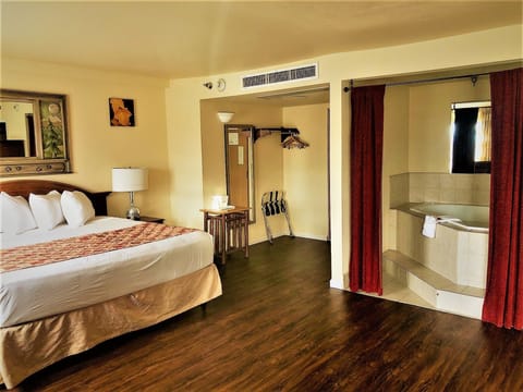 In-room safe, desk, laptop workspace, blackout drapes
