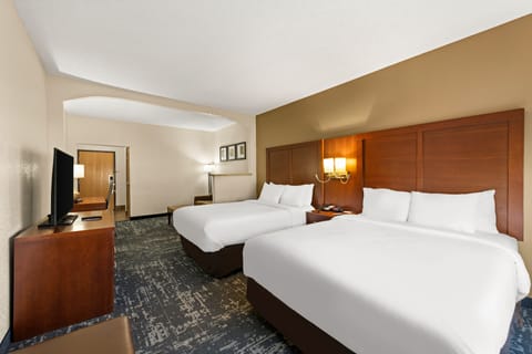 Suite, 2 Queen Beds, Non Smoking | Premium bedding, Select Comfort beds, in-room safe, desk