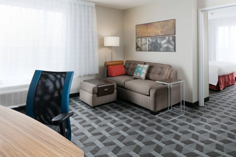 Suite, 1 Bedroom | Living area | 43-inch Smart TV with digital channels, TV, Netflix