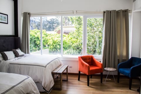 Quadruple Room (Two Double Beds) | View from room