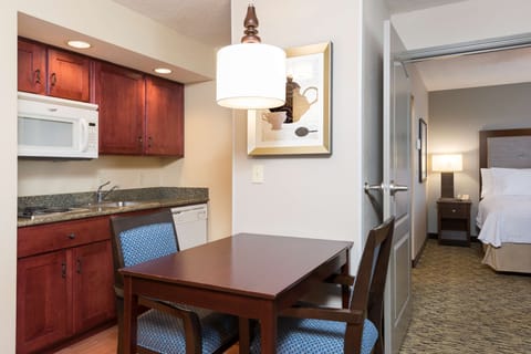 Suite, 1 Bedroom | Private kitchen | Full-size fridge, microwave, stovetop, dishwasher