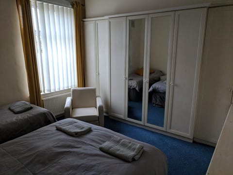 Family Triple Room, Shared Bathroom | Egyptian cotton sheets, premium bedding, blackout drapes, free WiFi