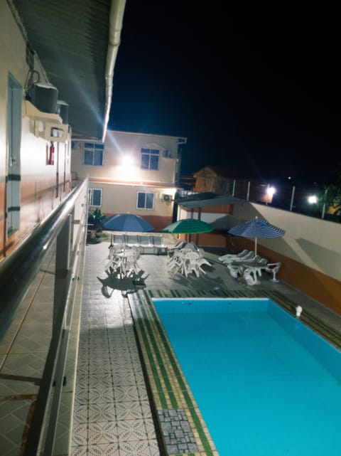 Outdoor pool, open 10:00 AM to 7:30 PM, pool umbrellas, sun loungers