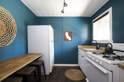 Cabin, 2 Bedrooms (plus loft bedroom, #10) | Private kitchen | Fridge, coffee/tea maker