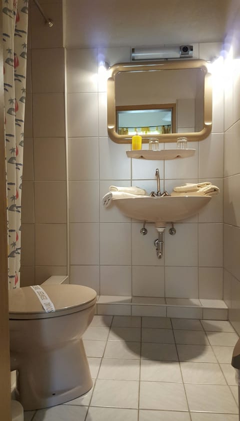 Quadruple Room, Private Bathroom | Bathroom | Shower, free toiletries, hair dryer, towels