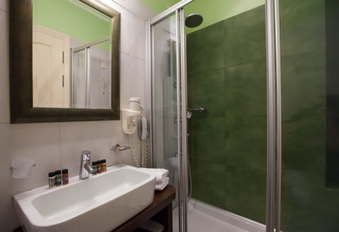 Standard Double Room | Bathroom | Shower, free toiletries, hair dryer, slippers