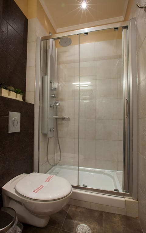 Superior Double Room | Bathroom | Shower, free toiletries, hair dryer, slippers