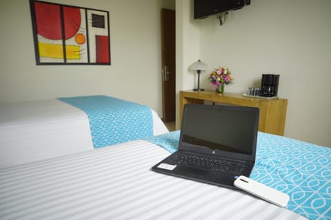 Standard Double Room Single Use, 2 Twin Beds | Desk, free WiFi, bed sheets