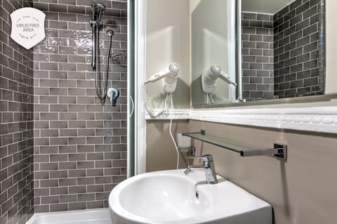 Standard Double Room | Bathroom | Free toiletries, hair dryer, bidet, towels