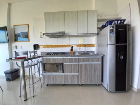 Apartasuite | Private kitchen | Full-size fridge