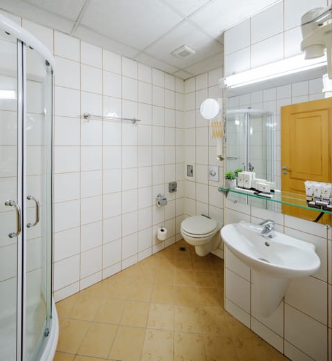 Executive Studio Suite | Bathroom | Shower, free toiletries, hair dryer, towels