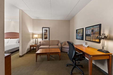 Suite, 1 King Bed, Non Smoking, Kitchenette (Shower Only;with Sofabed) | In-room safe, desk, laptop workspace, iron/ironing board