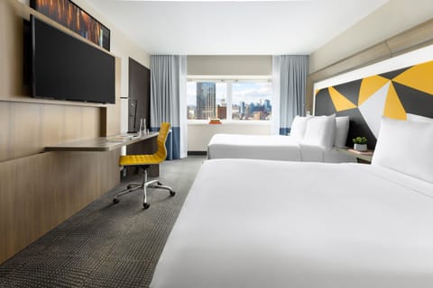 Superior Room, 2 Double Beds (Hudson River View) | Hypo-allergenic bedding, in-room safe, desk, blackout drapes