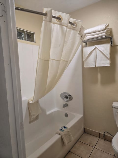 Combined shower/tub, deep soaking tub, hydromassage showerhead