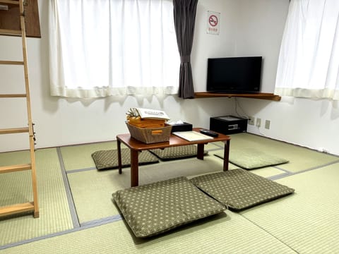 Japanese-Style Room 107 ft2 with 54 ft2 loft, Private Toilet and Shared Bath(No car parking) | Down comforters, in-room safe, free WiFi, bed sheets