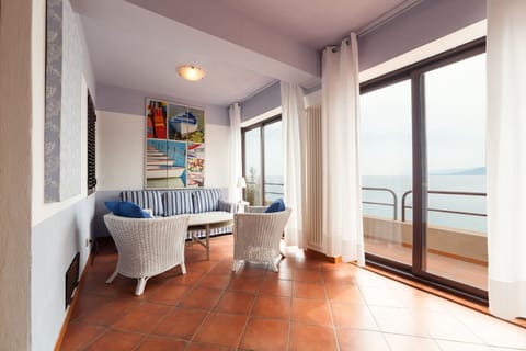 Apartment, 3 Bedrooms, Sea View (Separate Building) | Living area | 32-inch flat-screen TV with digital channels, TV, foosball