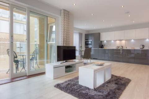 Apartment, 2 Bedrooms | Living area | Flat-screen TV, DVD player, iPod dock