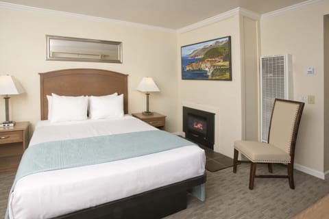 Standard Room, 1 Queen Bed, Fireplace | Desk, iron/ironing board, free WiFi, bed sheets