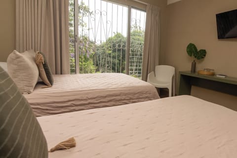 Family Triple Room, 3 Twin Beds | In-room safe, desk, iron/ironing board, free WiFi