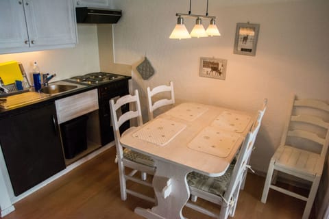 Apartment, 1 Bedroom, Balcony | Private kitchenette | Fridge, microwave, stovetop, coffee/tea maker