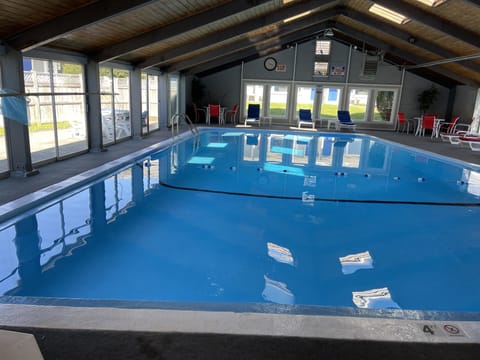 Indoor pool, seasonal outdoor pool