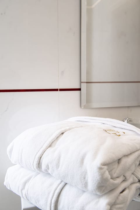 Free toiletries, hair dryer, slippers, towels