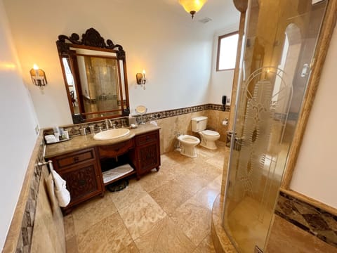 Premium Suite, 1 King Bed, Park View | Bathroom | Combined shower/tub, jetted tub, rainfall showerhead, hair dryer