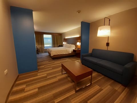 Suite, 1 King Bed | In-room safe, desk, iron/ironing board, free cribs/infant beds