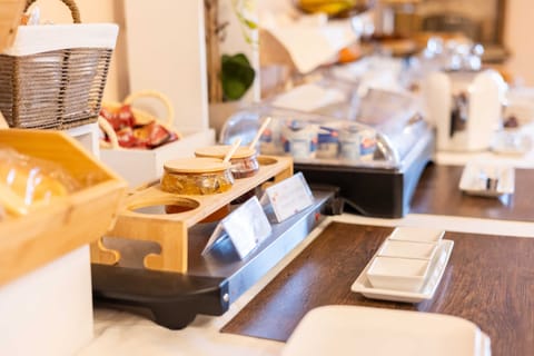 Daily buffet breakfast (EUR 8 per person)