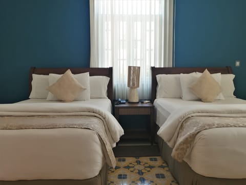 Deluxe Double Room, 2 Double Beds | Premium bedding, down comforters, pillowtop beds, minibar