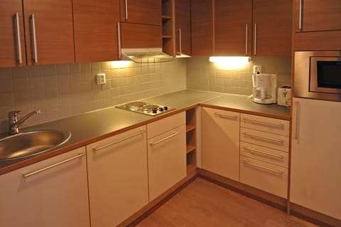 Riekonlinna Apartment 54,5 m2, 2 bedrooms, sauna | Private kitchen | Coffee/tea maker, electric kettle