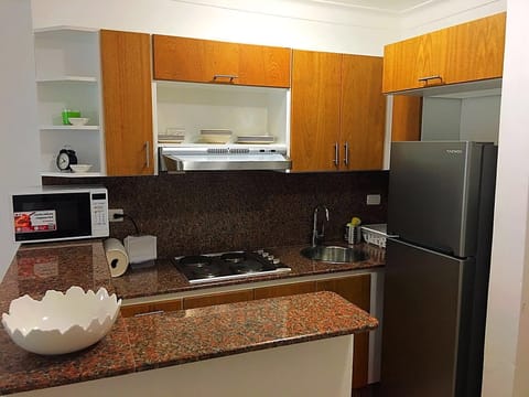 Standard Apartment, 1 Queen Bed, Non Smoking, Balcony | Private kitchen