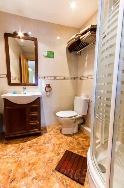 Triple Room | Bathroom | Shower, free toiletries, hair dryer, towels