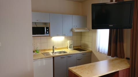 Family Apartment, Private Bathroom | Private kitchen | Fridge, microwave, stovetop, coffee/tea maker