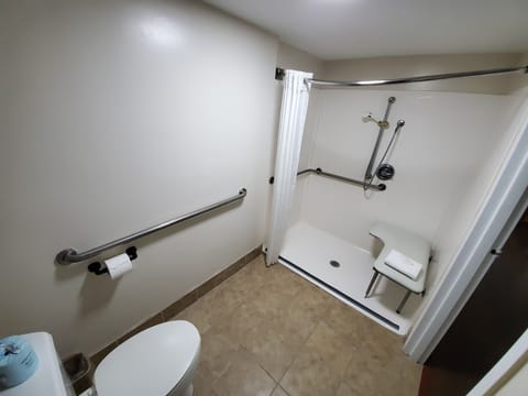 Exterior 1 Queen Bed Accessible | Bathroom | Combined shower/tub, free toiletries, hair dryer, towels