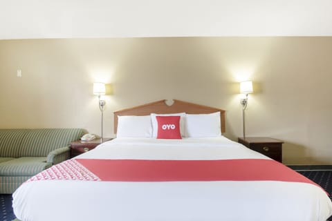 Room, 1 King Bed, Jetted Tub | Desk, iron/ironing board, free WiFi