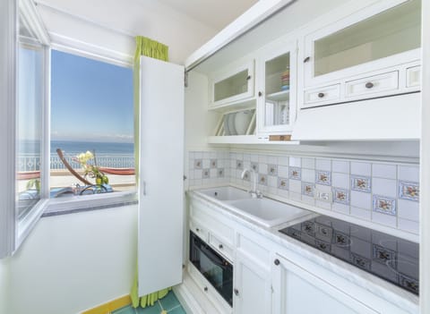 Junior Suite with sea view terrace and hammock | Private kitchen | Mini-fridge